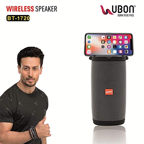 Ubon BT-1720 With Wireless Charging 3.7 W Bluetooth Speaker  (Black, Stereo Channel)