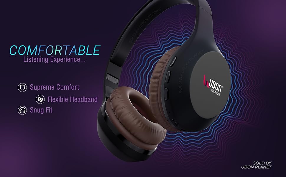 Ubon Mega Bass Series Hp-50, On-ear Wireless Headphone, V5.0 Bluetooth  Headset (black) at Rs 875/piece, Bluetooth Headphone in New Delhi