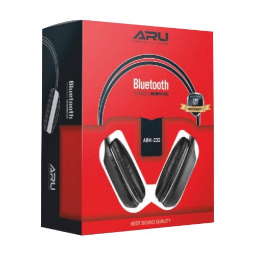 ARU ABH-232 Bluetooth Headphone Black