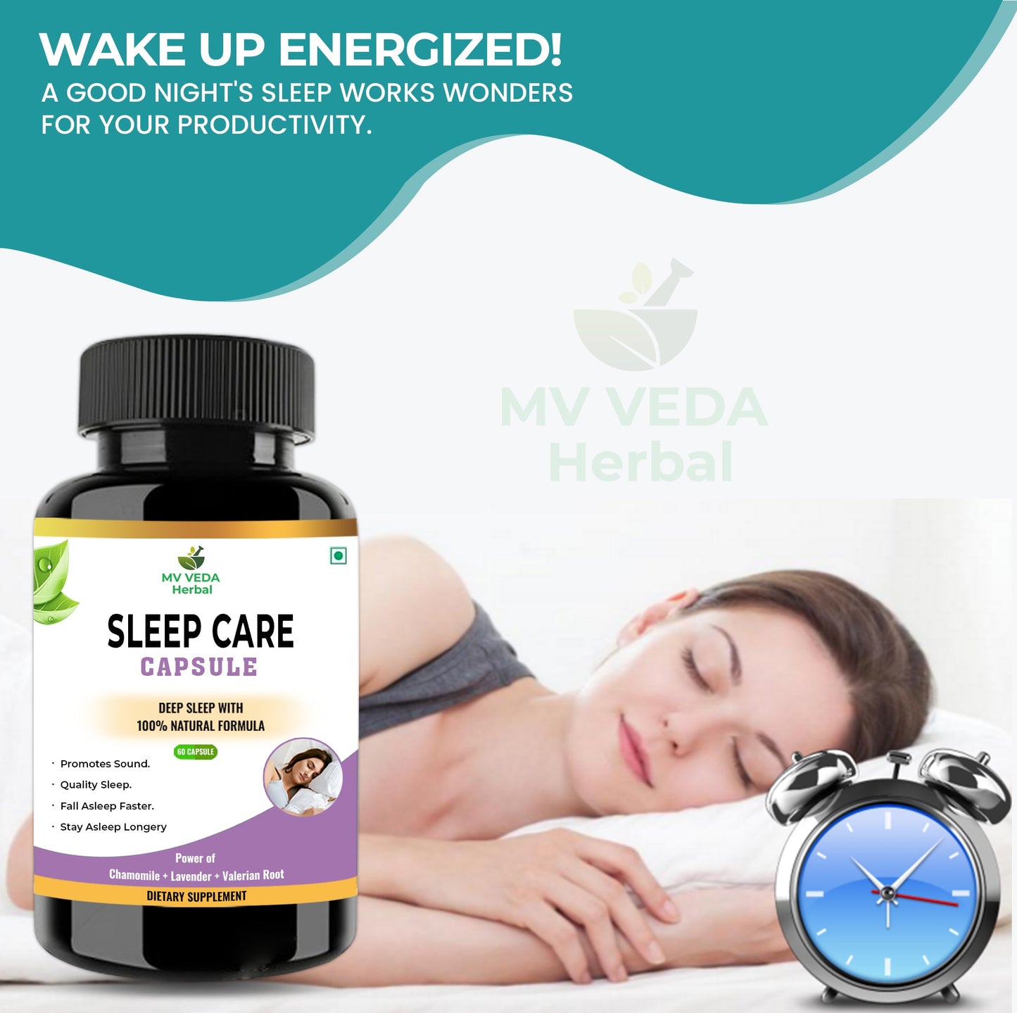 Ayurvedic Medicine for Insomnia Sleep - Herbal Sleep Capsule