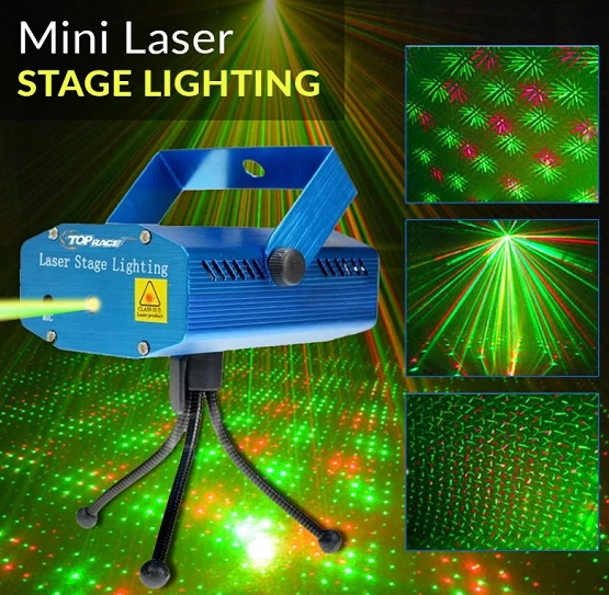 Mini LED Laser Projector For Diwali & Christmas Festival Celebration Light
